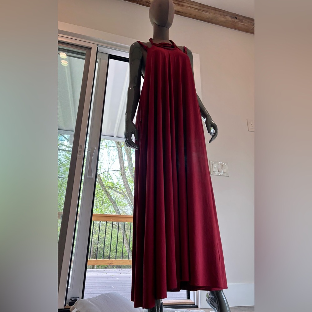 NWT Zara Red Maxi Dress size Med